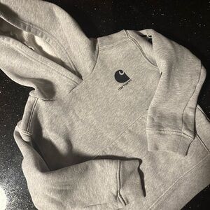 Carhartt Gray 4t Hoodie and shirt bundle